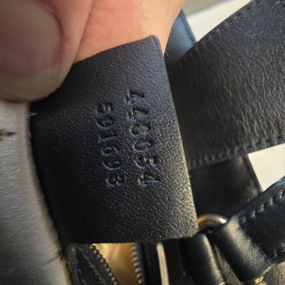 Gucci Blue DENIM GG Marmont Shoulder Bag - Picture 12 of 16